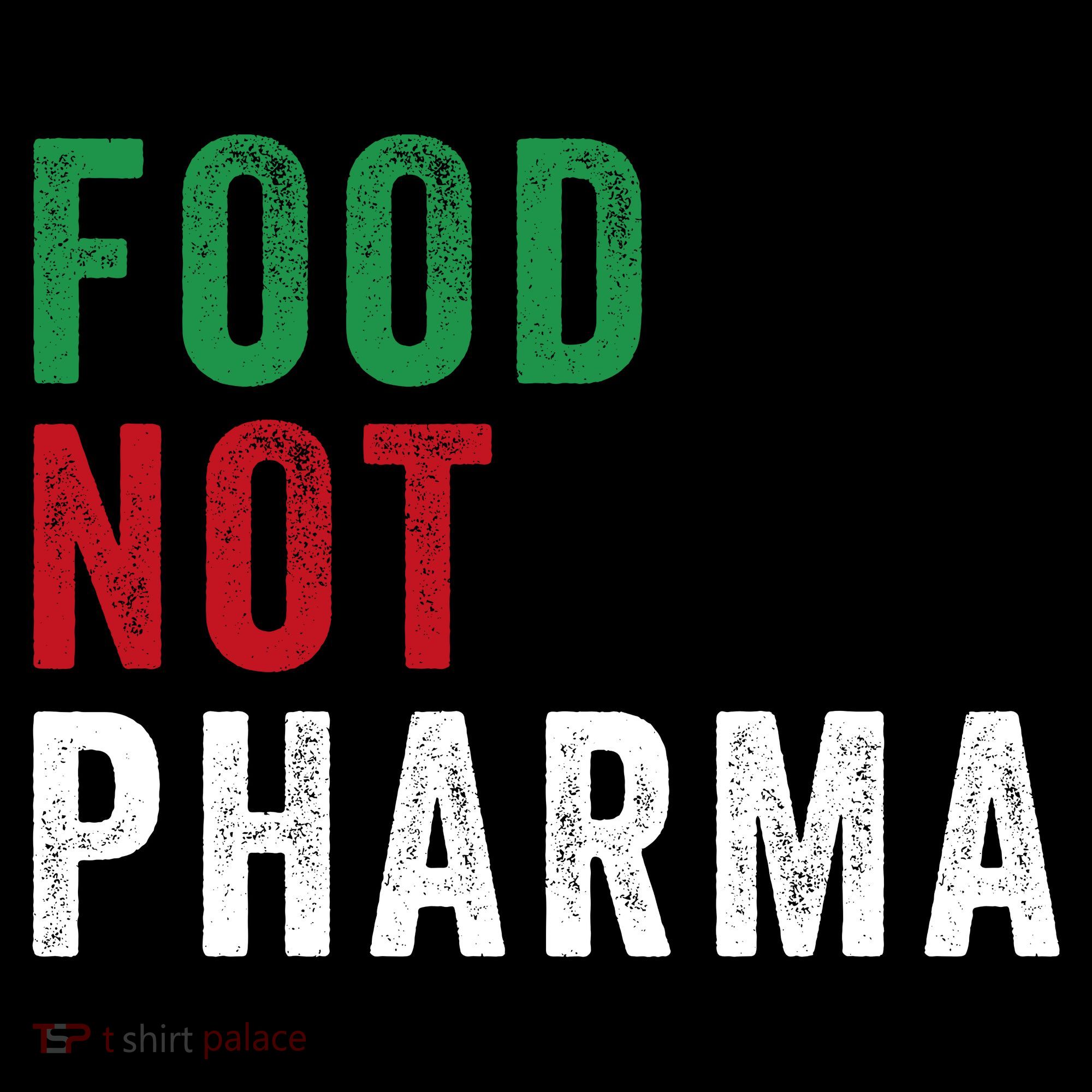 Food Not Pharma Nutraceuticals Natural Organic Nutrition Coffee Mug