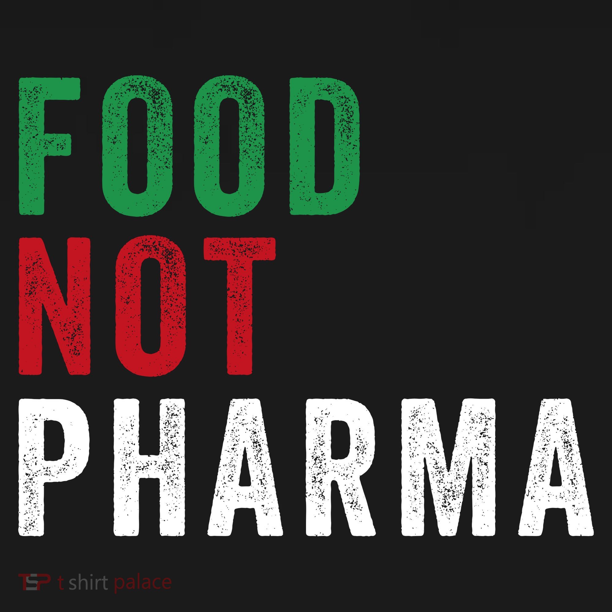 Food Not Pharma Nutraceuticals Natural Organic Nutrition Women's Tank Top