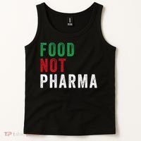 Food Not Pharma Nutraceuticals Natural Organic Nutrition Tank Top thumb 2