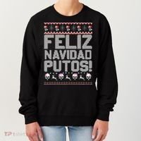 Feliz Navidad Putos Funny Mexican Ugly Xmas Party  Women's Sweatshirt thumb 0