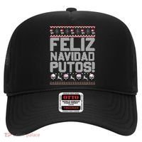 Feliz Navidad Putos Funny Mexican Ugly Xmas Party  Hat thumb 0