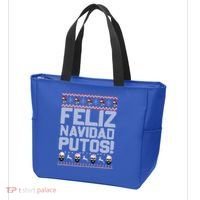 Feliz Navidad Putos Funny Mexican Ugly Xmas Party  Tote Bag thumb 3