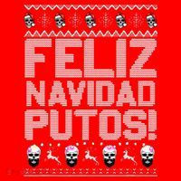 Feliz Navidad Putos Funny Mexican Ugly Xmas Party  Santa Hat thumb 1