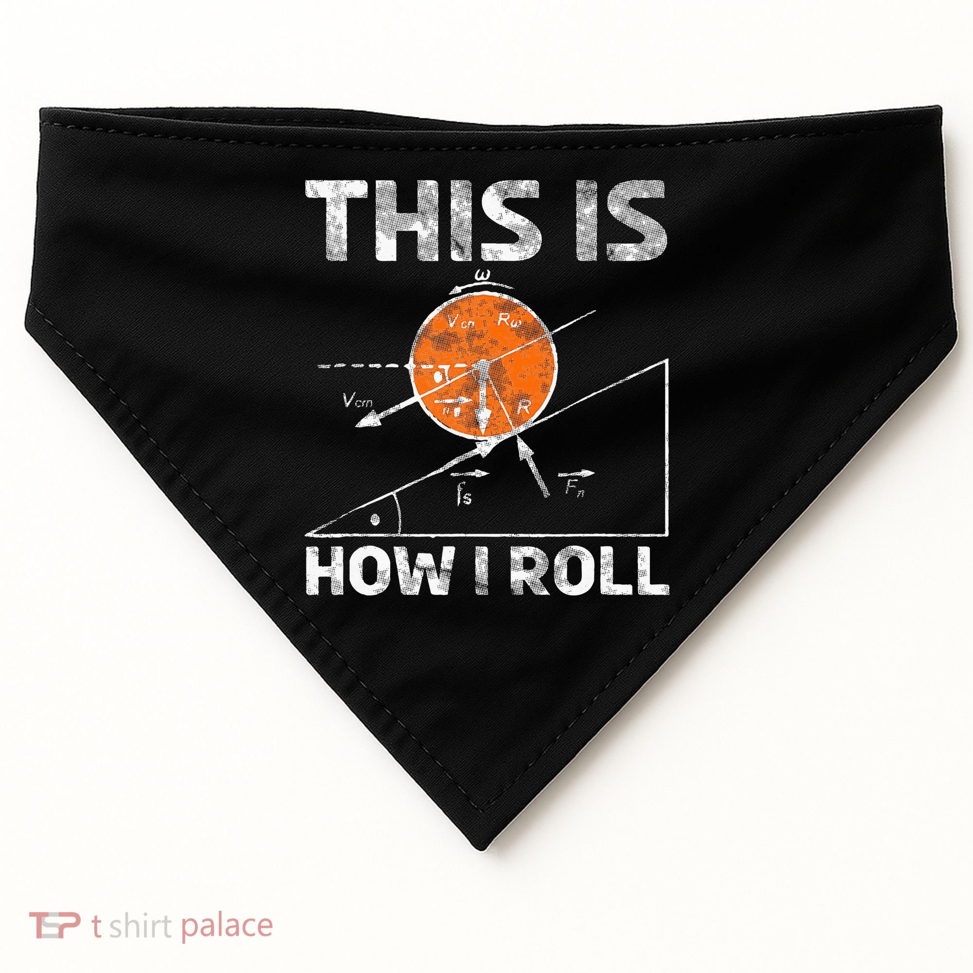 Funny Nerdy Physics Teachers USA-Made Doggie Bandana