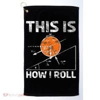 Funny Nerdy Physics Teachers Golf Towel thumb 0