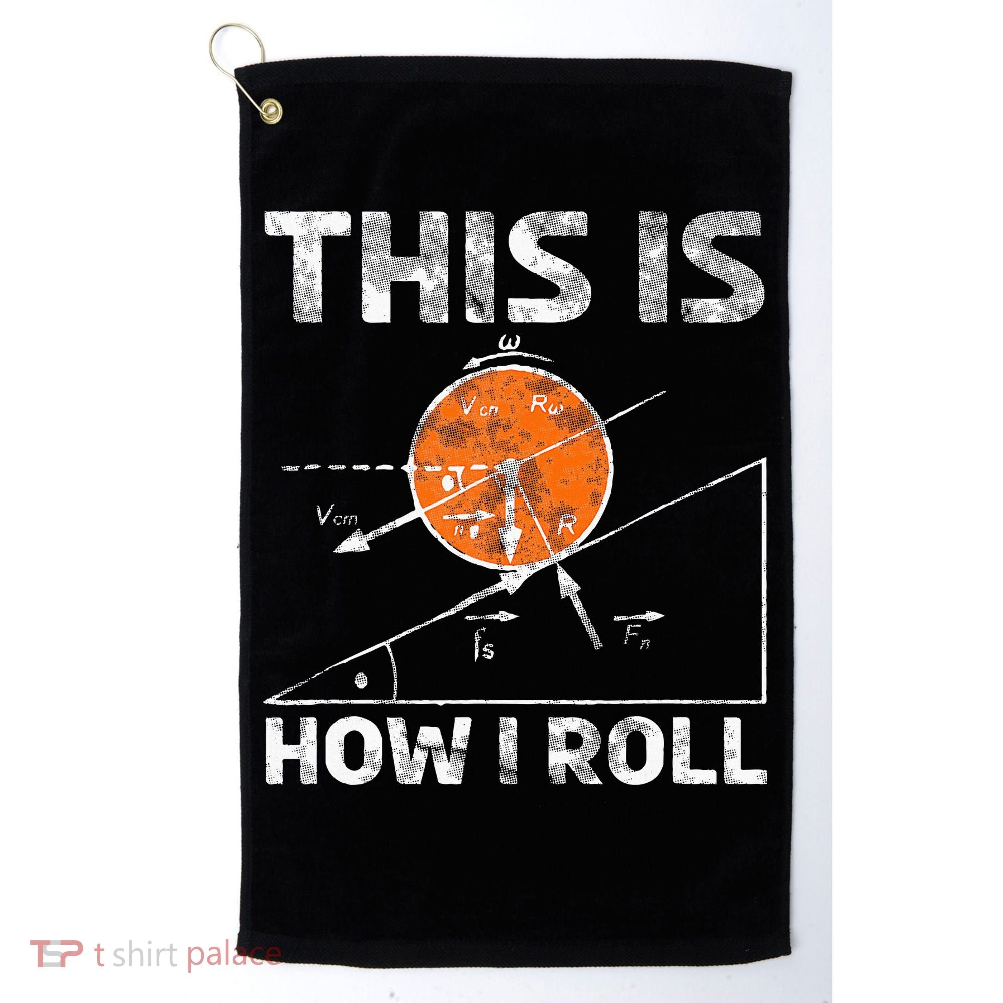 Funny Nerdy Physics Teachers Golf Towel