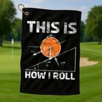 Funny Nerdy Physics Teachers Golf Towel thumb 1