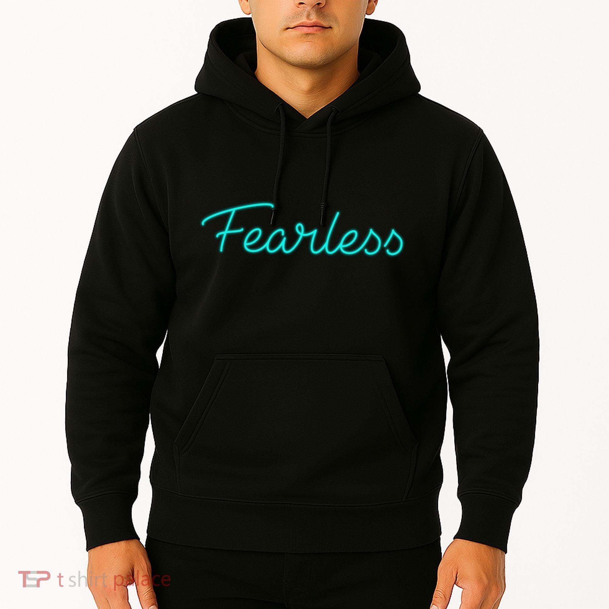 Fearless Neon Quote Hoodie