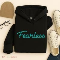 Fearless Neon Quote Hoodie thumb 4