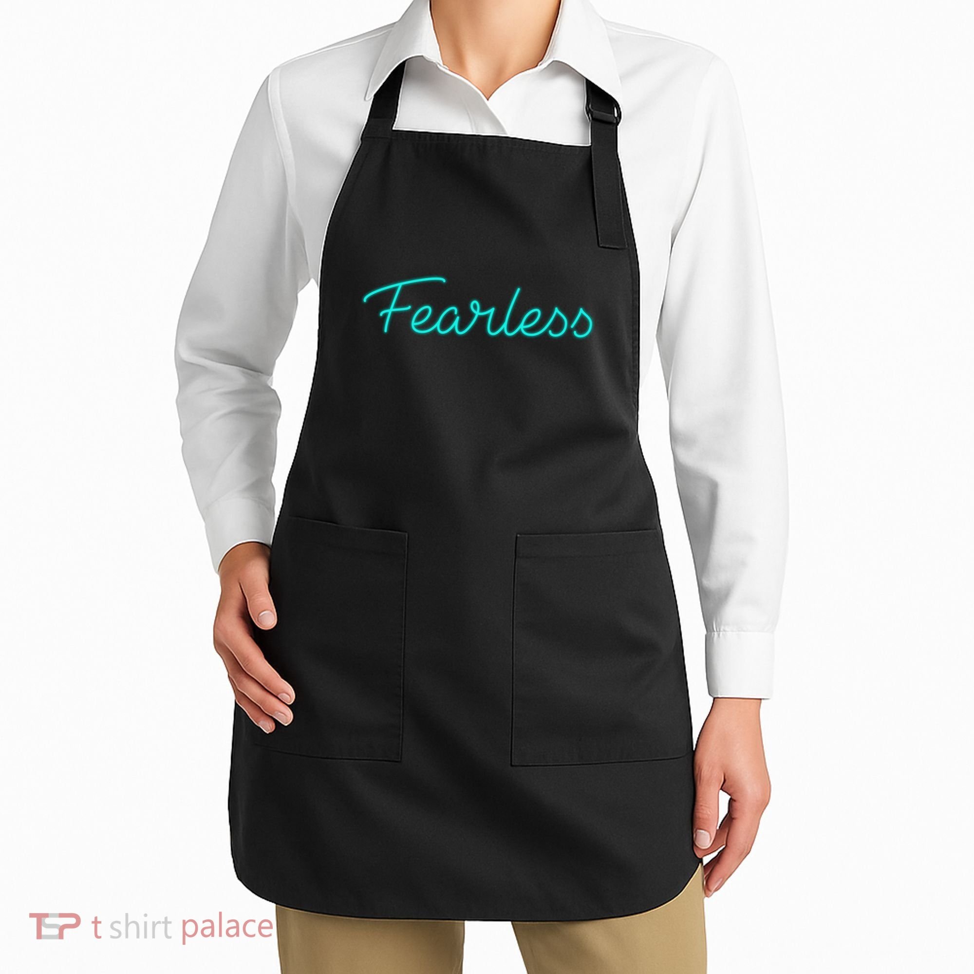 Fearless Neon Quote Apron