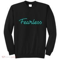 Fearless Neon Quote Sweatshirt thumb 0