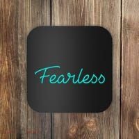 Fearless Neon Quote Coaster thumb 0