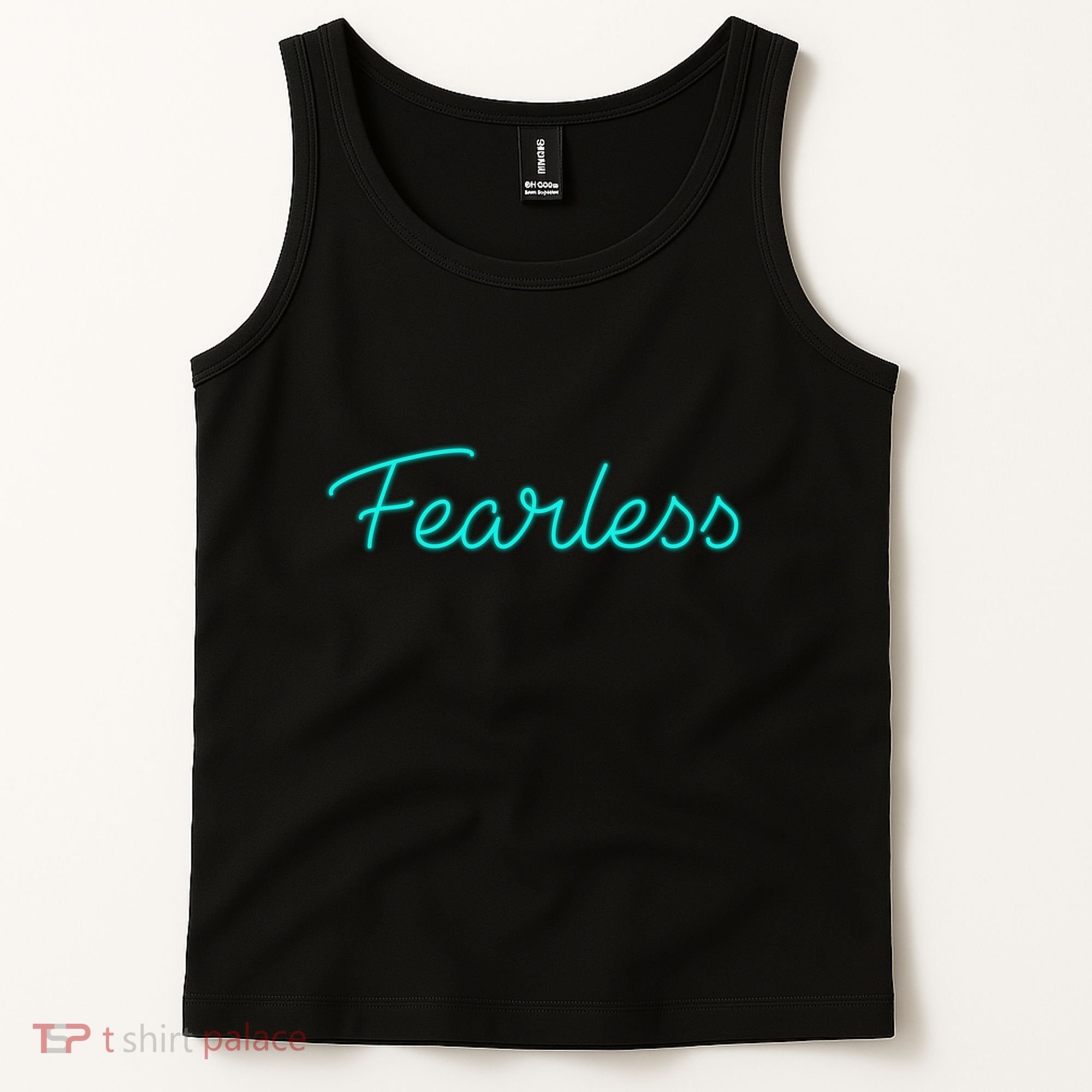 Fearless Neon Quote Tank Top