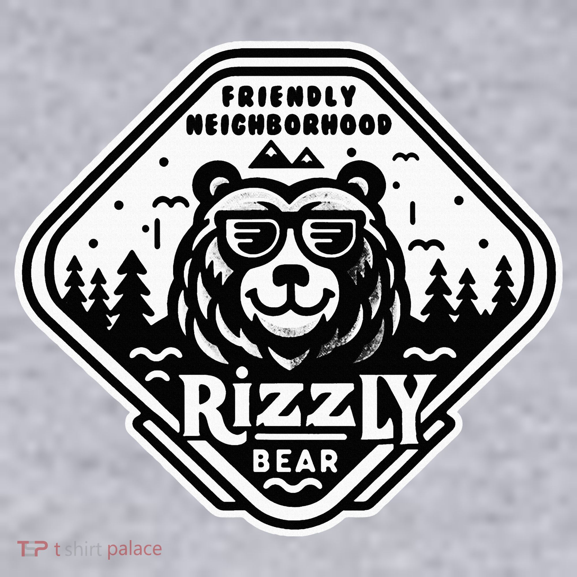 Funny Neighborhood Rizzly Bear Women's Sweatshirt