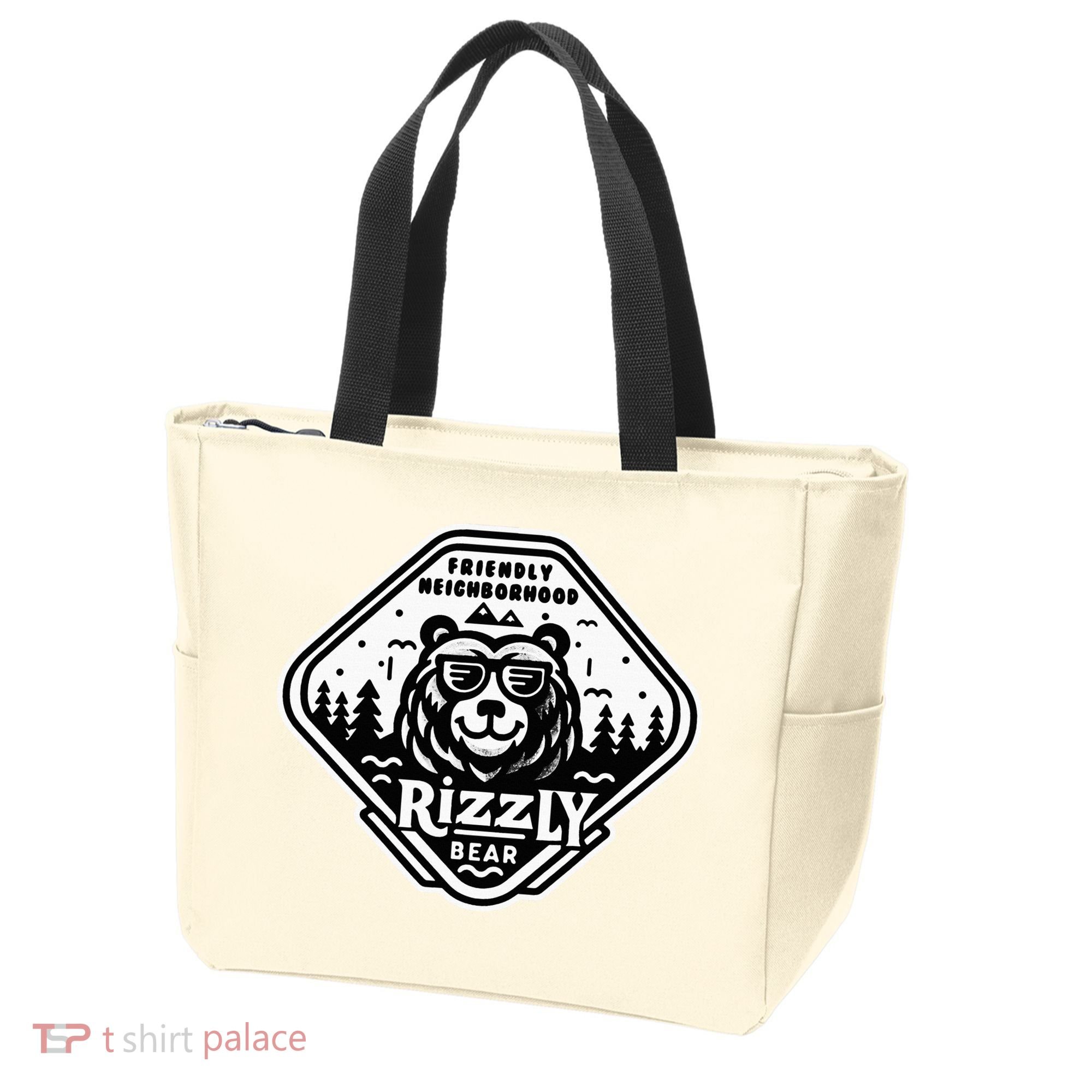 Funny Neighborhood Rizzly Bear Tote Bag