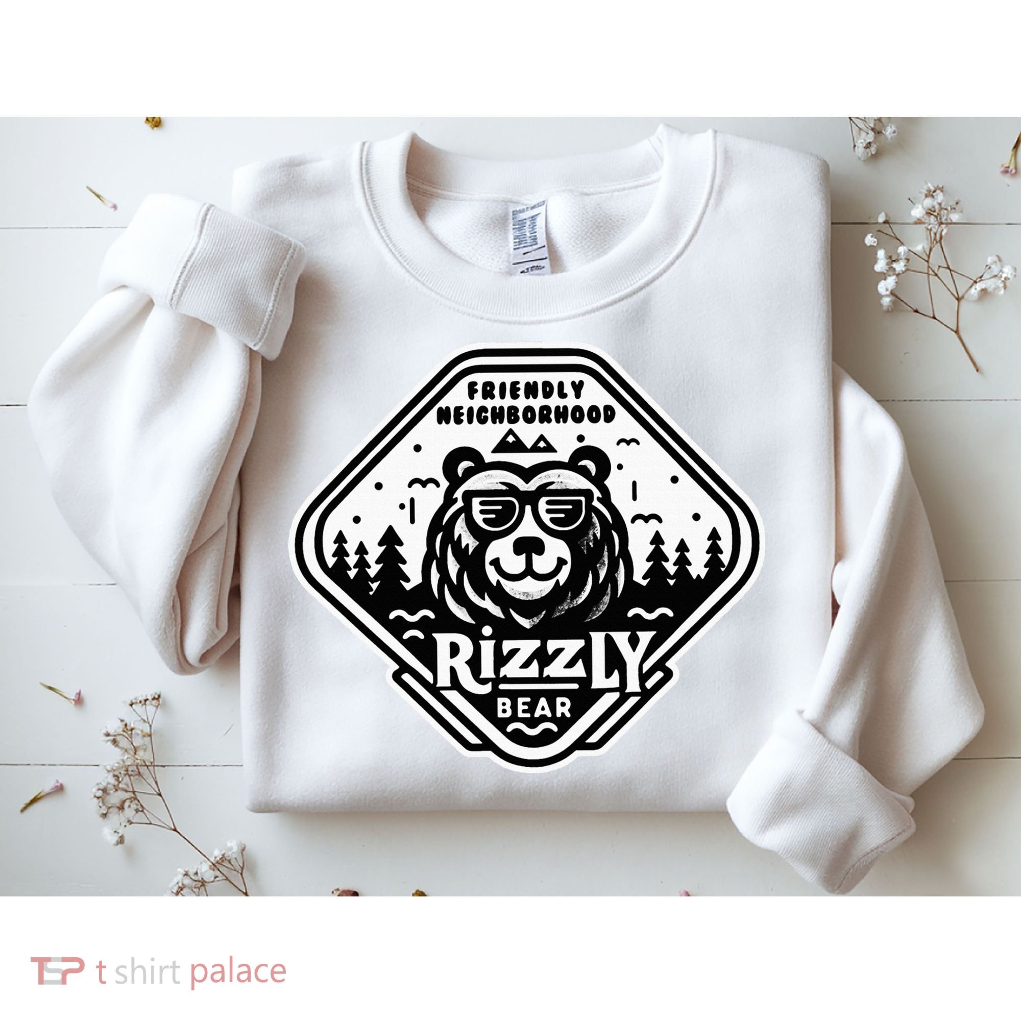 Funny Neighborhood Rizzly Bear Sweatshirt