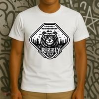 Funny Neighborhood Rizzly Bear T-Shirt thumb 3