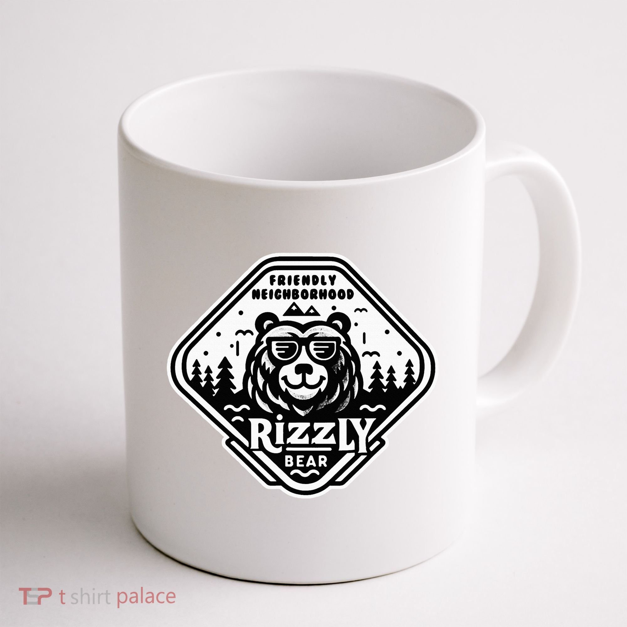 Funny Neighborhood Rizzly Bear Coffee Mug
