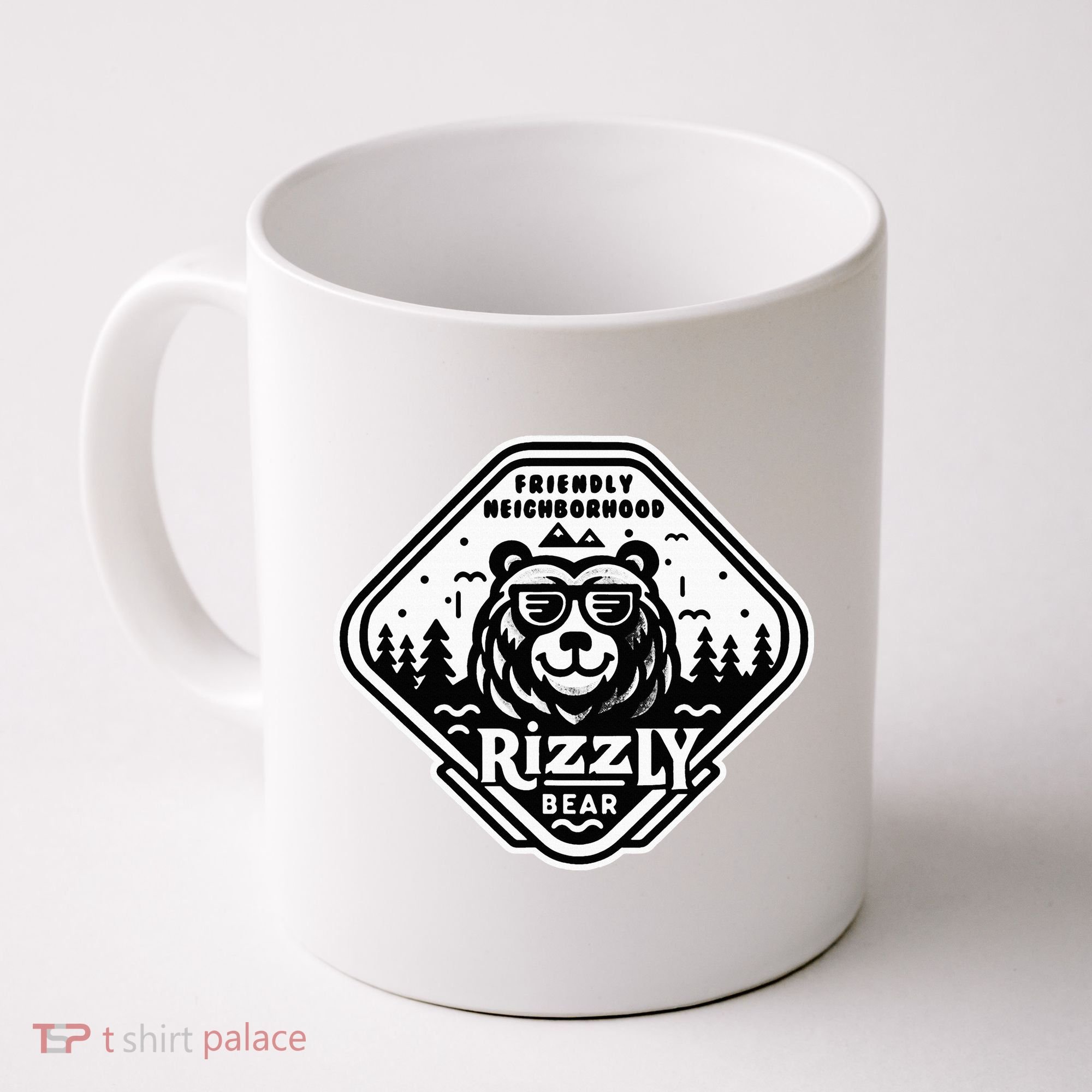 Funny Neighborhood Rizzly Bear Coffee Mug
