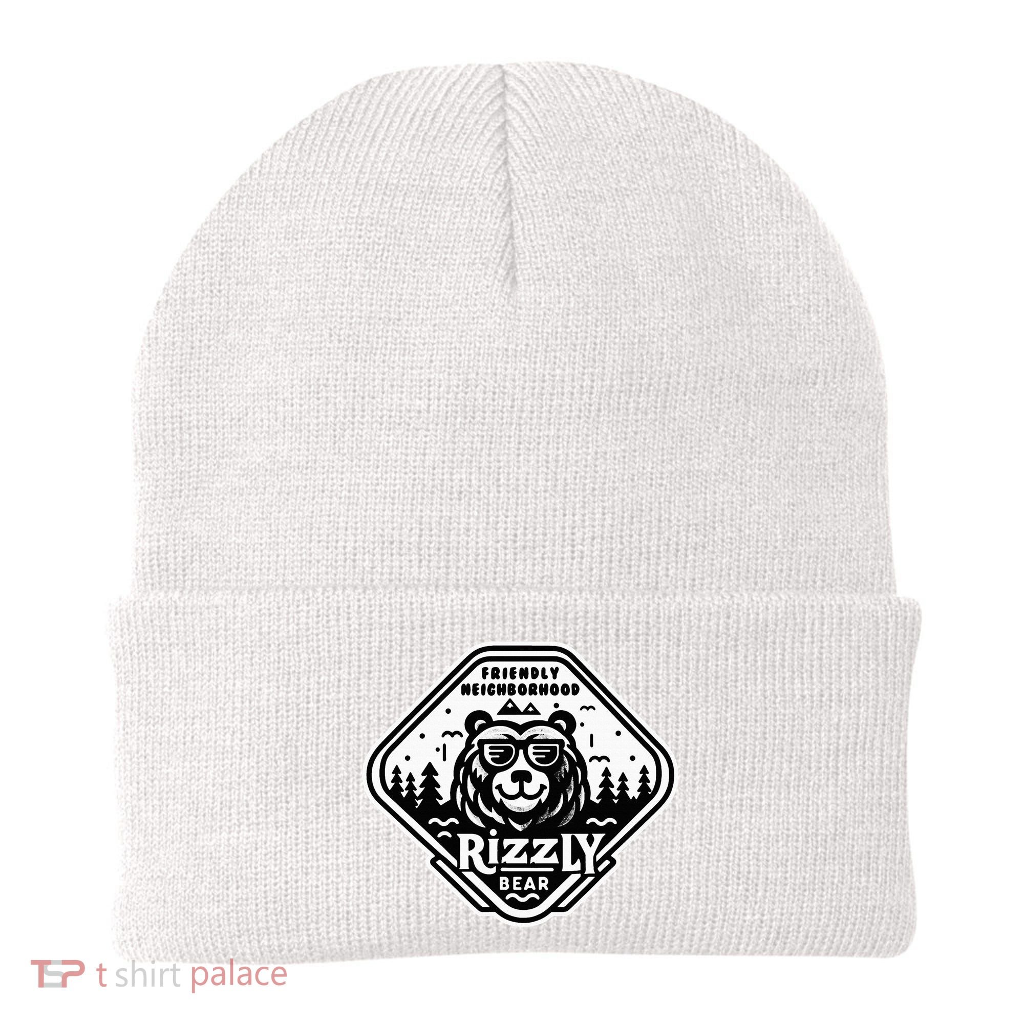 Funny Neighborhood Rizzly Bear Beanie