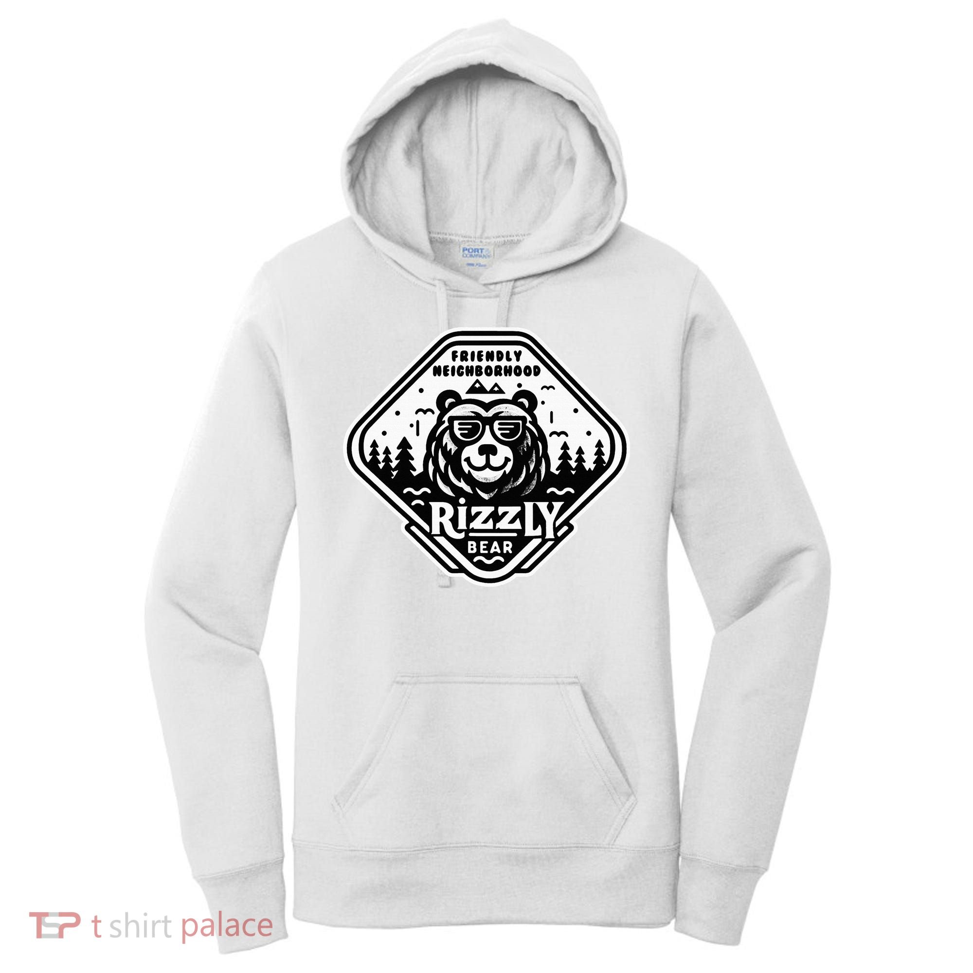 Funny Neighborhood Rizzly Bear Women's Hoodie