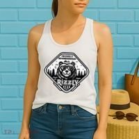 Funny Neighborhood Rizzly Bear Women's Tank Top thumb 2