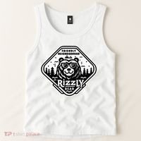 Funny Neighborhood Rizzly Bear Tank Top thumb 2