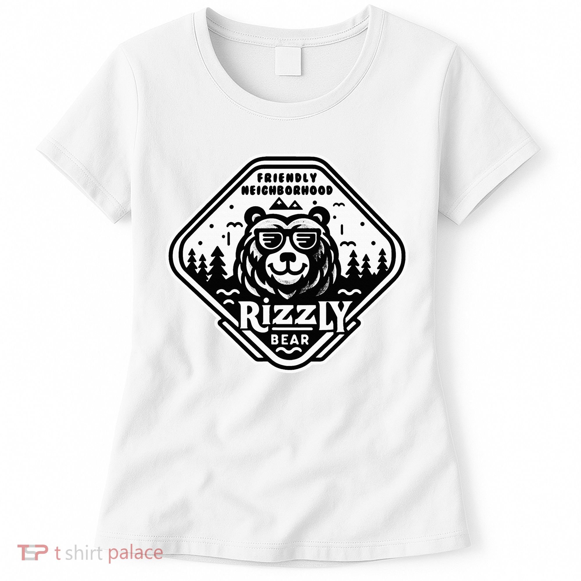 Funny Neighborhood Rizzly Bear Women's T-Shirt