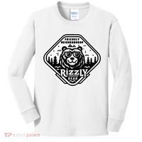Funny Neighborhood Rizzly Bear Kids Long Sleeve Shirt thumb 0