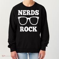 Funny Nerds Rock Gamer Geek Fun Cute Nerd Women's Sweatshirt thumb 0