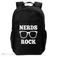Funny Nerds Rock Gamer Geek Fun Cute Nerd Backpack thumb 0