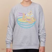 Fishstick Neon Ramen Bowl Center Icon Women's Sweatshirt thumb 0