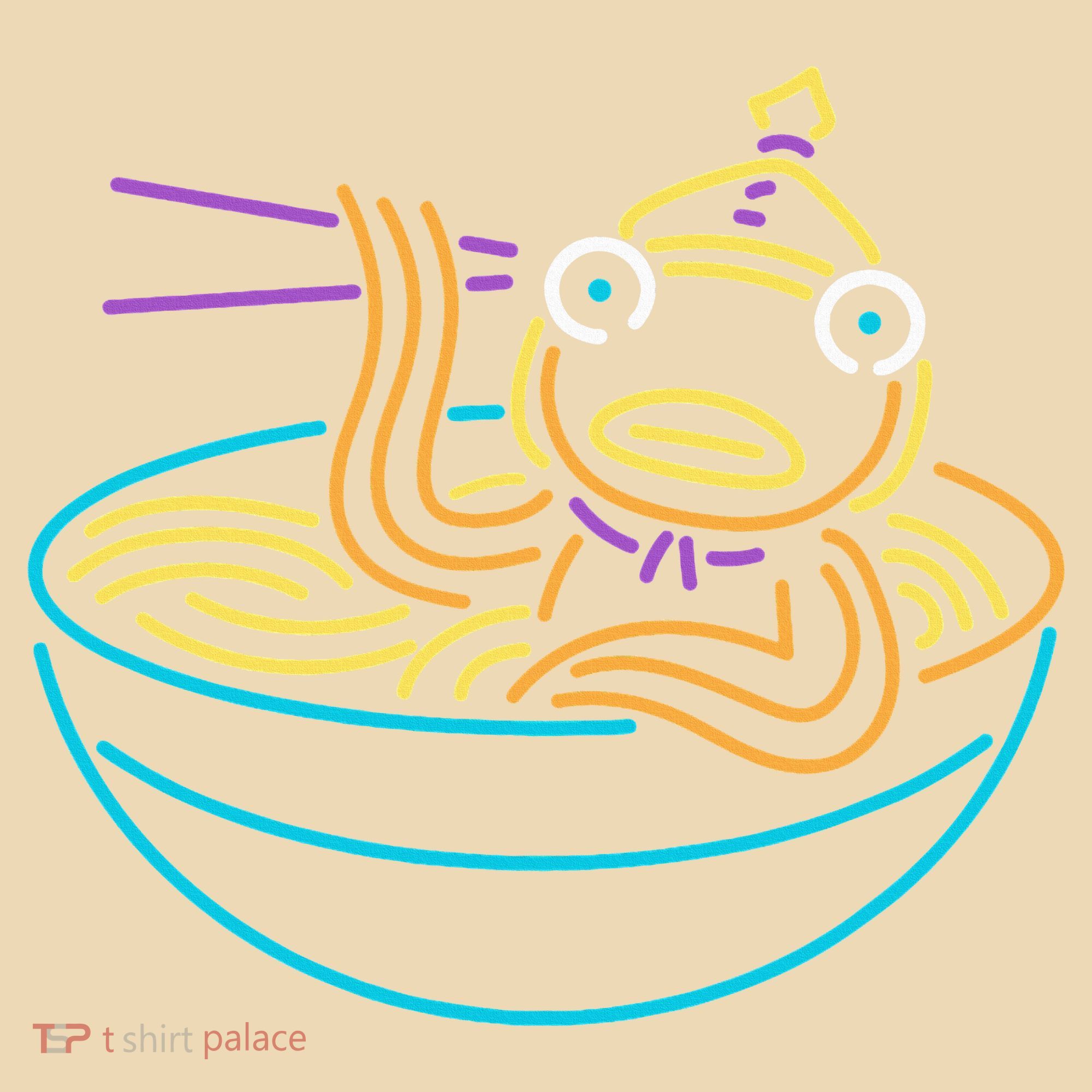 Fishstick Neon Ramen Bowl Center Icon Tote Bag
