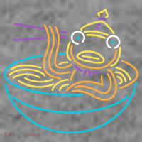 Fishstick Neon Ramen Bowl Center Icon Toddler Hoodie thumb 2