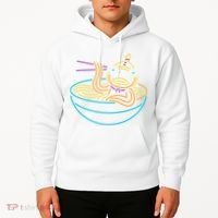 Fishstick Neon Ramen Bowl Center Icon Hoodie thumb 2