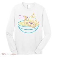 Fishstick Neon Ramen Bowl Center Icon Long Sleeve Shirt thumb 0