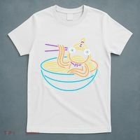 Fishstick Neon Ramen Bowl Center Icon T-Shirt thumb 5
