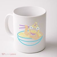 Fishstick Neon Ramen Bowl Center Icon Coffee Mug thumb 0