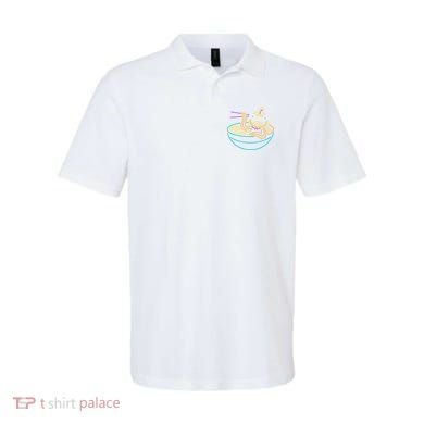 Fishstick Neon Ramen Bowl Center Icon Polo