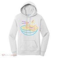 Fishstick Neon Ramen Bowl Center Icon Women's Hoodie thumb 0