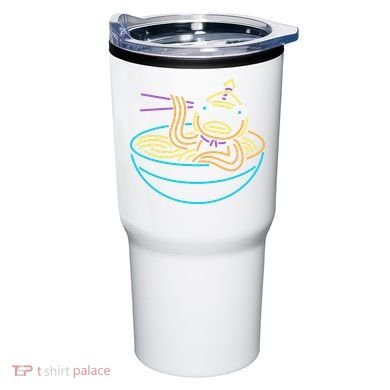 Fishstick Neon Ramen Bowl Center Icon Tumbler