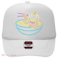 Fishstick Neon Ramen Bowl Center Icon Hat thumb 0