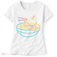 Fishstick Neon Ramen Bowl Center Icon Women's T-Shirt thumb 0