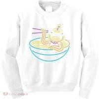 Fishstick Neon Ramen Bowl Center Icon Kids Sweatshirt thumb 0