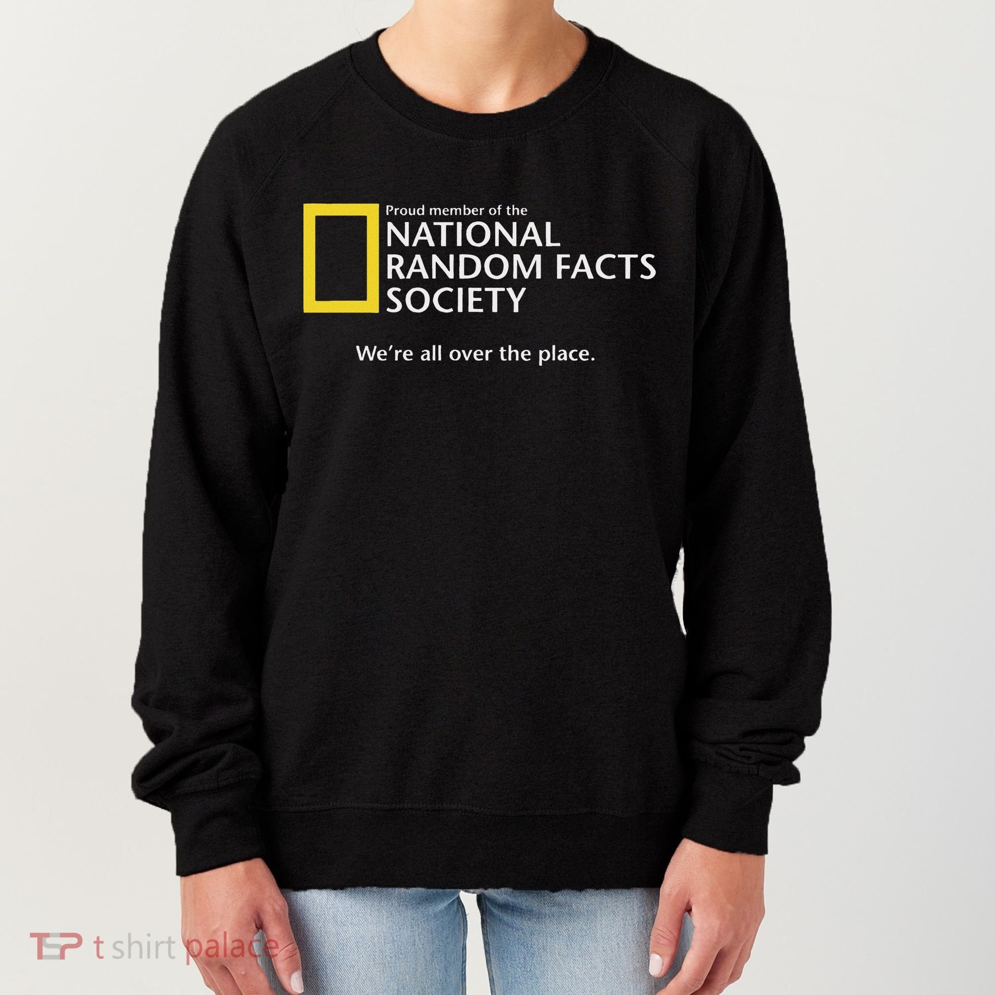 Funny National Random Facts Society For Odd Memory People Women's Sweatshirt