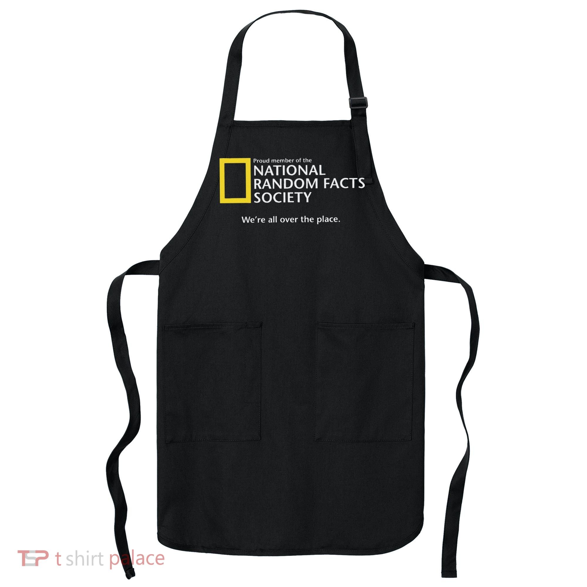 Funny National Random Facts Society For Odd Memory People Apron