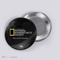 Funny National Random Facts Society For Odd Memory People Button thumb 0