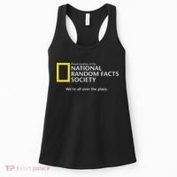 Funny National Random Facts Society For Odd Memory People Women's Tank Top thumb 0