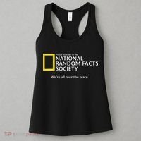 Funny National Random Facts Society For Odd Memory People Women's Tank Top thumb 3