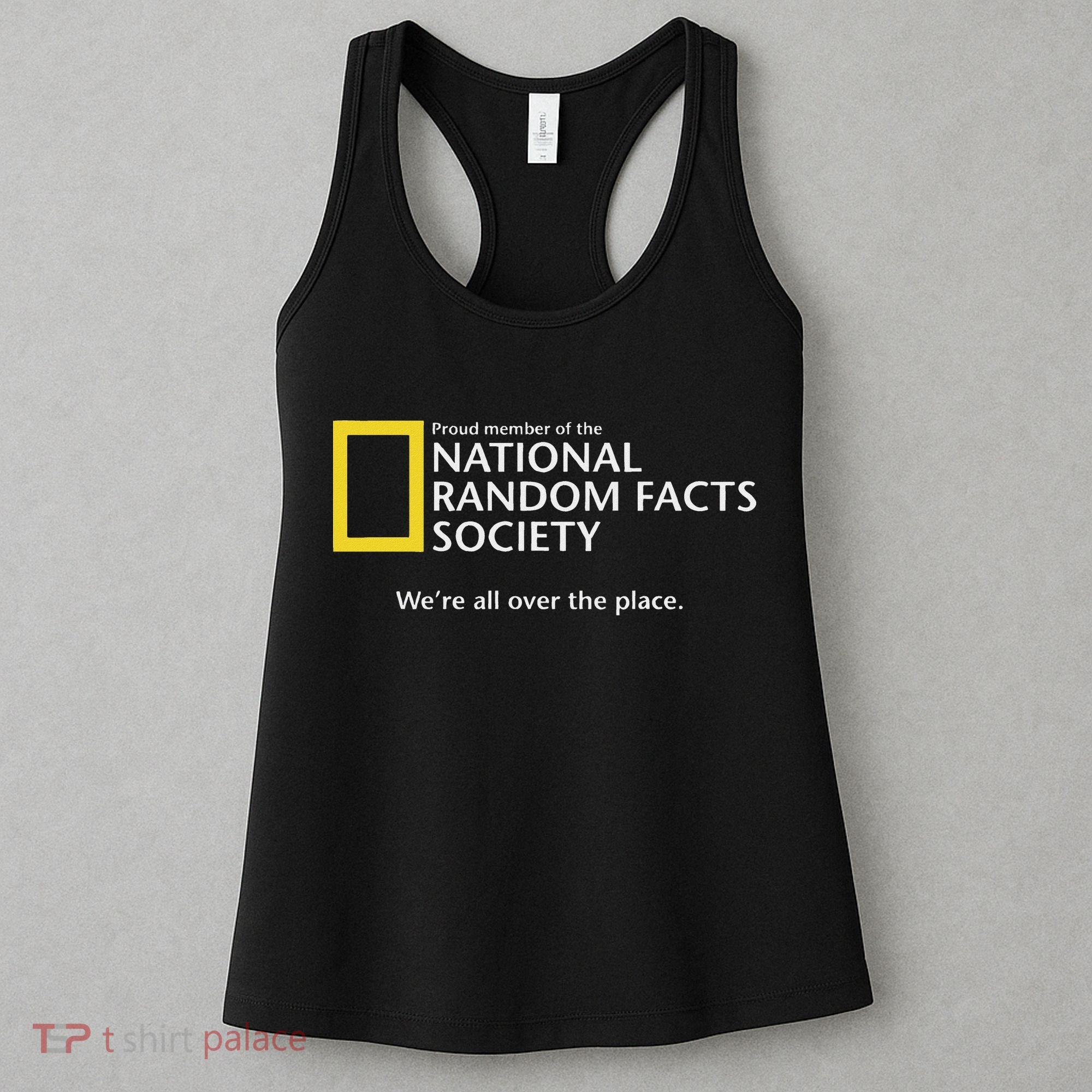 Funny National Random Facts Society For Odd Memory People Women's Tank Top